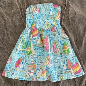 Lily Pulitzer strapless dress